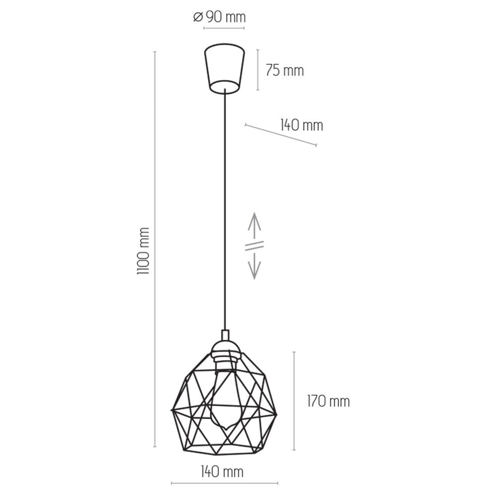 Modern Ceiling/Pendant  Lamp E27 TK Lighting